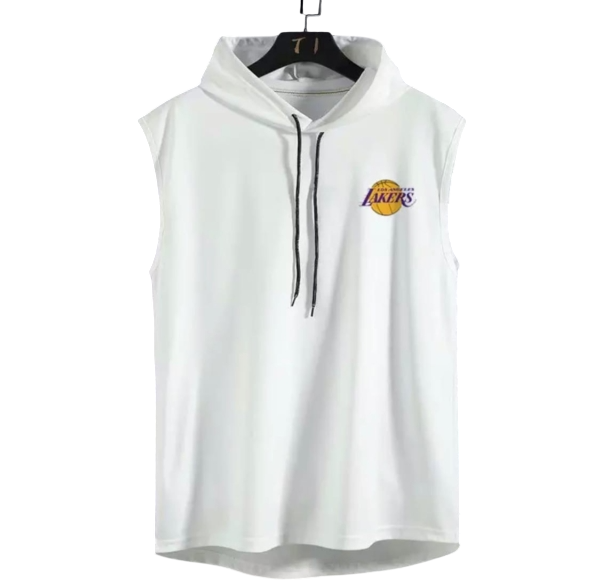 Безрукавка с капюшоном Lakers White
